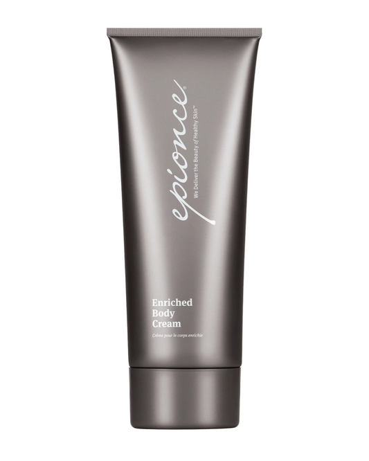 Epionce Enriched Body Cream tube on a white background